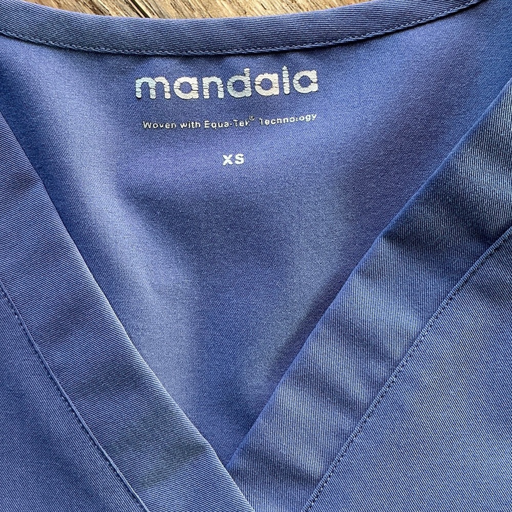 Mandala scrub set ceil blue - Picture 2 of 3